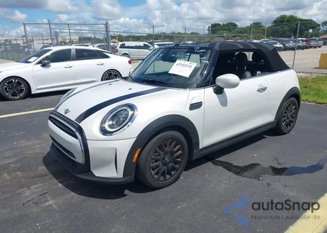 2023 Mini Cooper Cooper z USA, uszkodzony, nr VIN WMW23DL06P3R25570